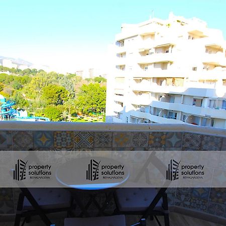 812 Benalbeach. 1ºlinea De Playa. Vistas A La Piscina Y La Montana. 贝纳尔马德纳 外观 照片