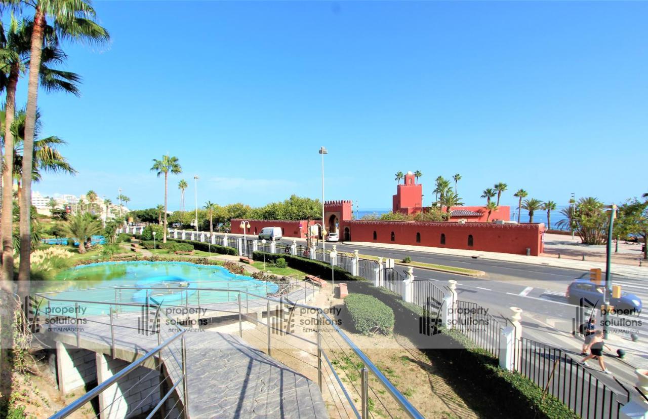 812 Benalbeach. 1ºlinea De Playa. Vistas A La Piscina Y La Montana. 贝纳尔马德纳 外观 照片