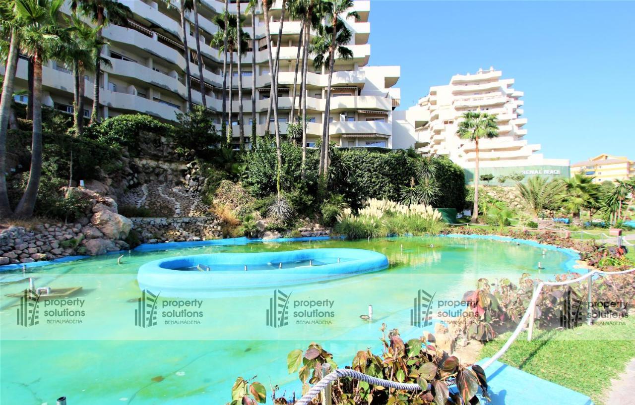 812 Benalbeach. 1ºlinea De Playa. Vistas A La Piscina Y La Montana. 贝纳尔马德纳 外观 照片