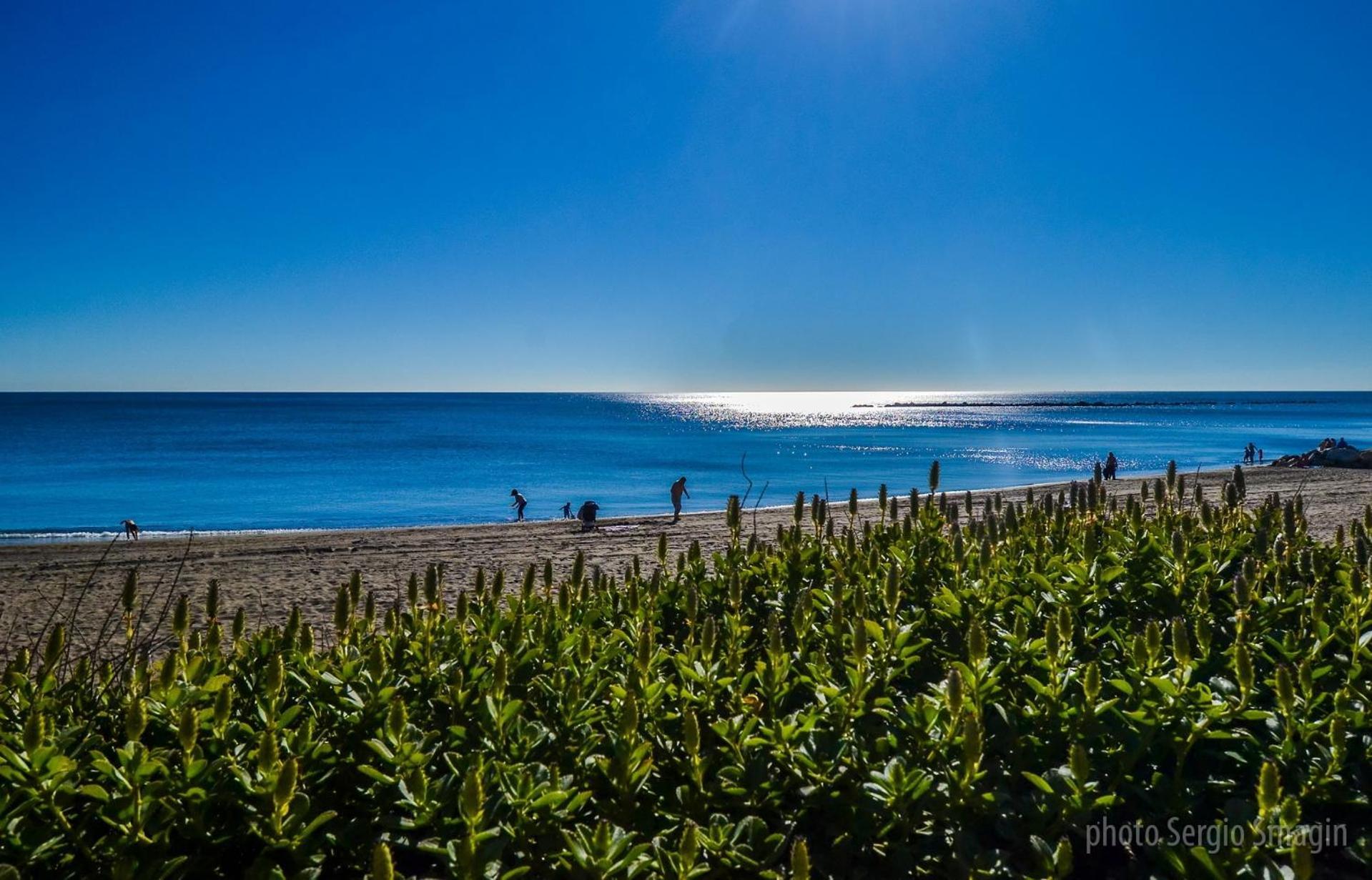 812 Benalbeach. 1ºlinea De Playa. Vistas A La Piscina Y La Montana. 贝纳尔马德纳 外观 照片